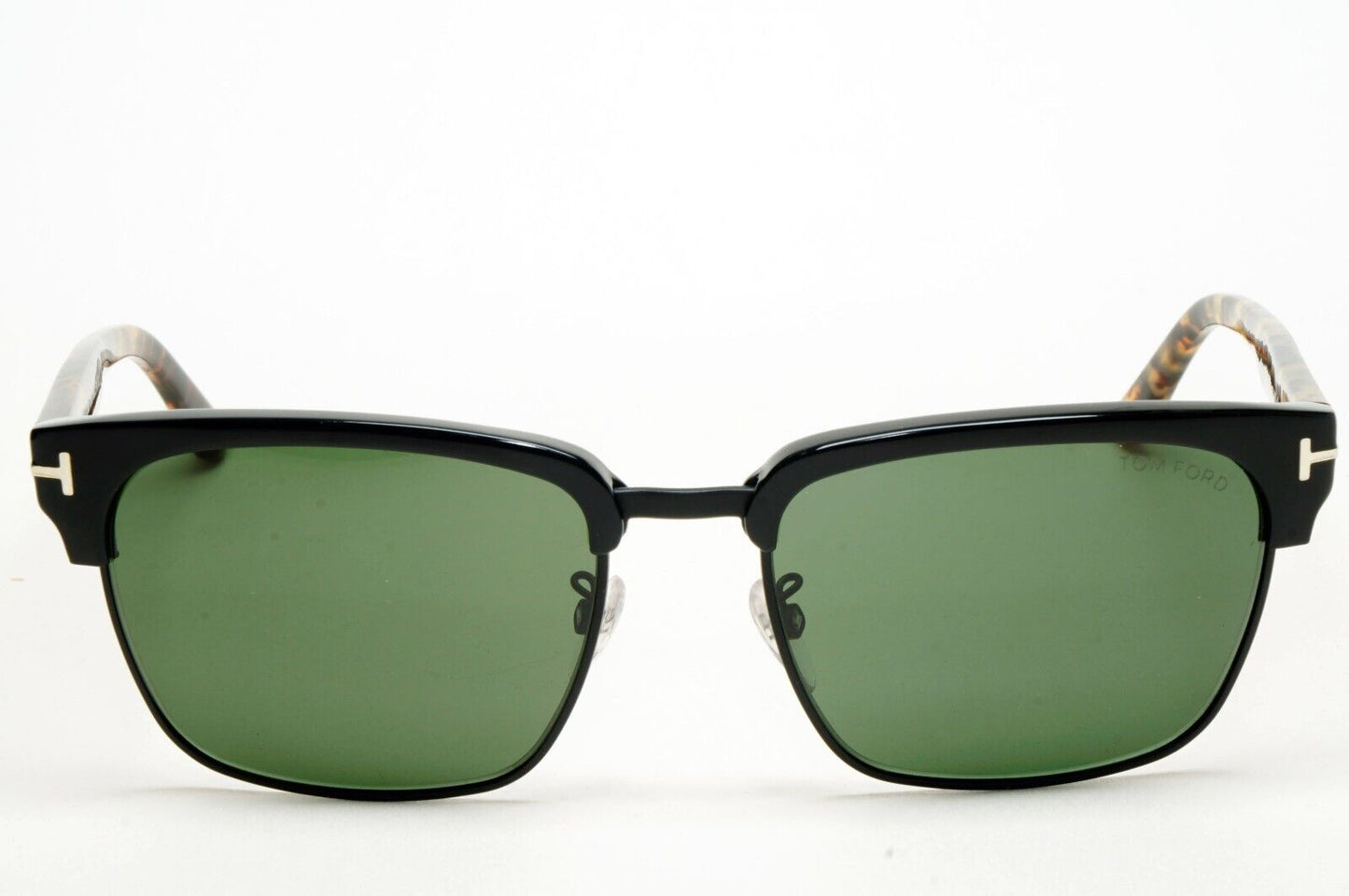 Tom Ford Sunglasses River Black Green Brown Tortoise Square FT0367 TF 367 02B