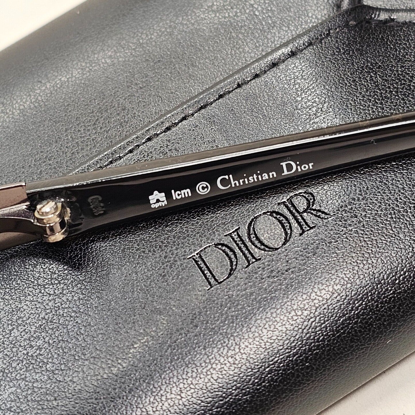 Dior Sunglasses 2002 Vintage Oval Grey Olive Gunmetal Casting 20Z Small 141024