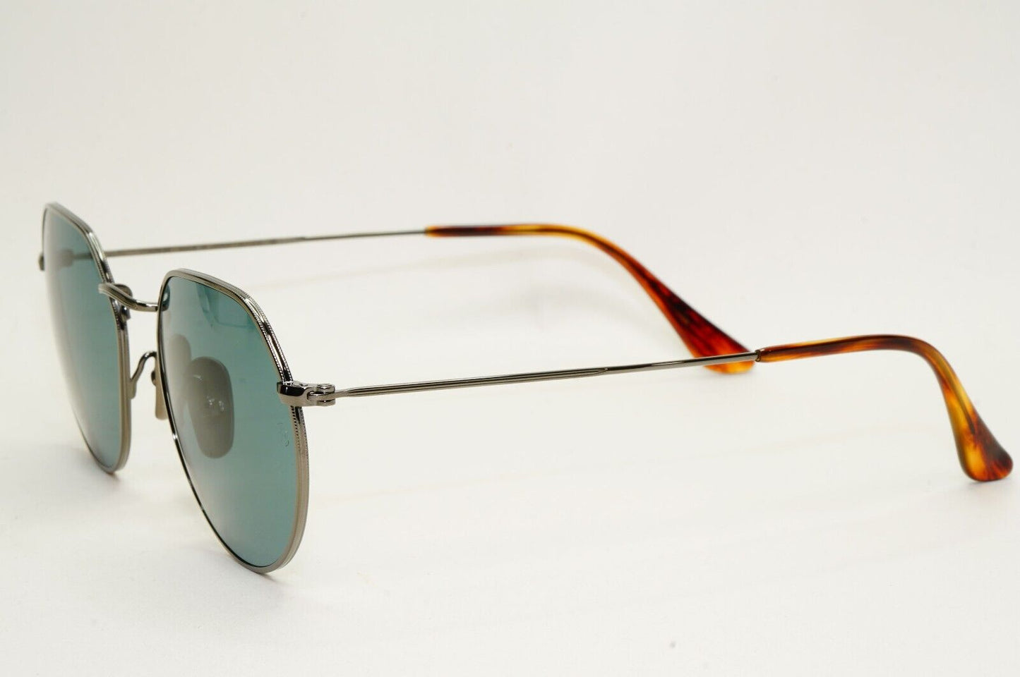 Ray-Ban Sunglasses Jack Titanium Gunmetal Blue Round RB 8165 9244/R5 51mm