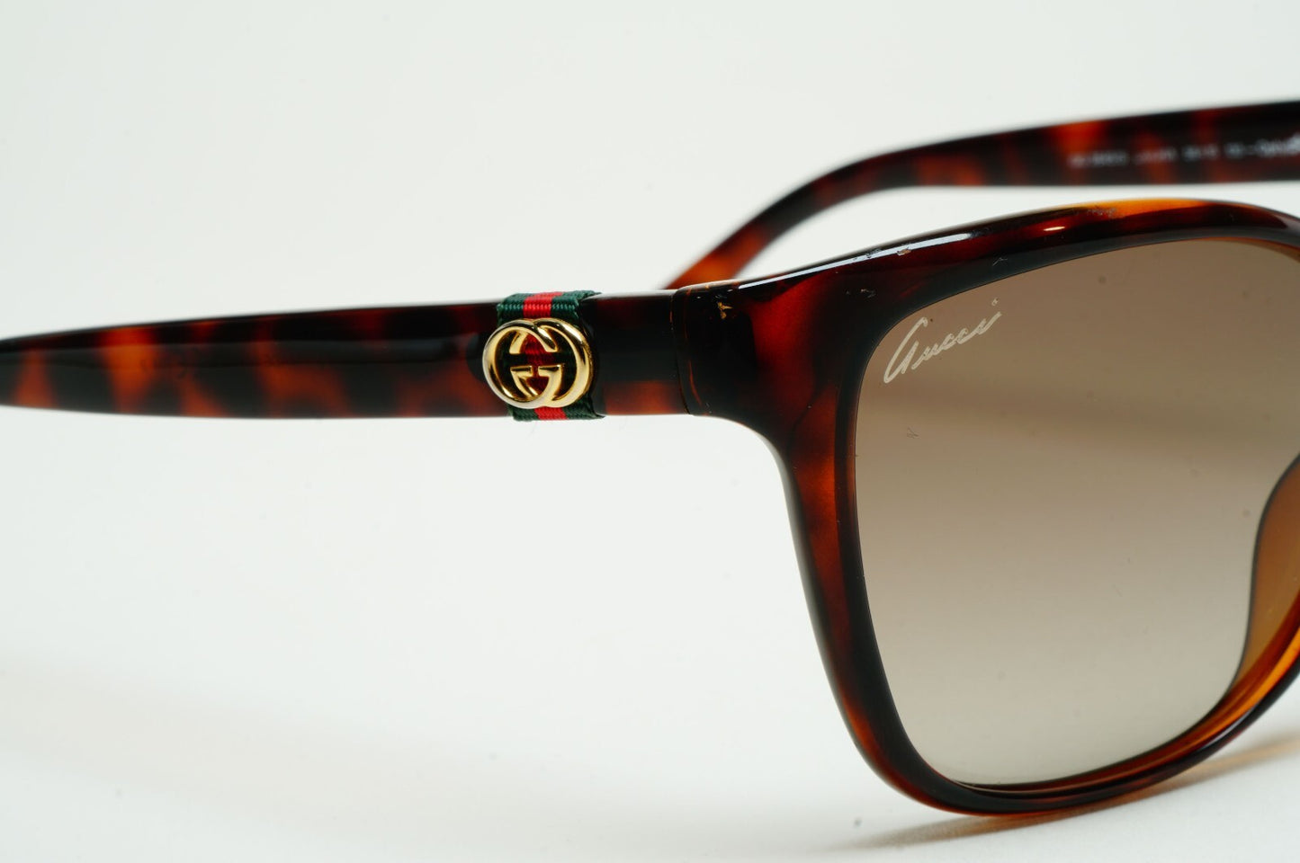 Gucci Sunglasses Ribbon 2012 Vintage Brown Gradient GG 3645/S DWJHA 56mm 130225