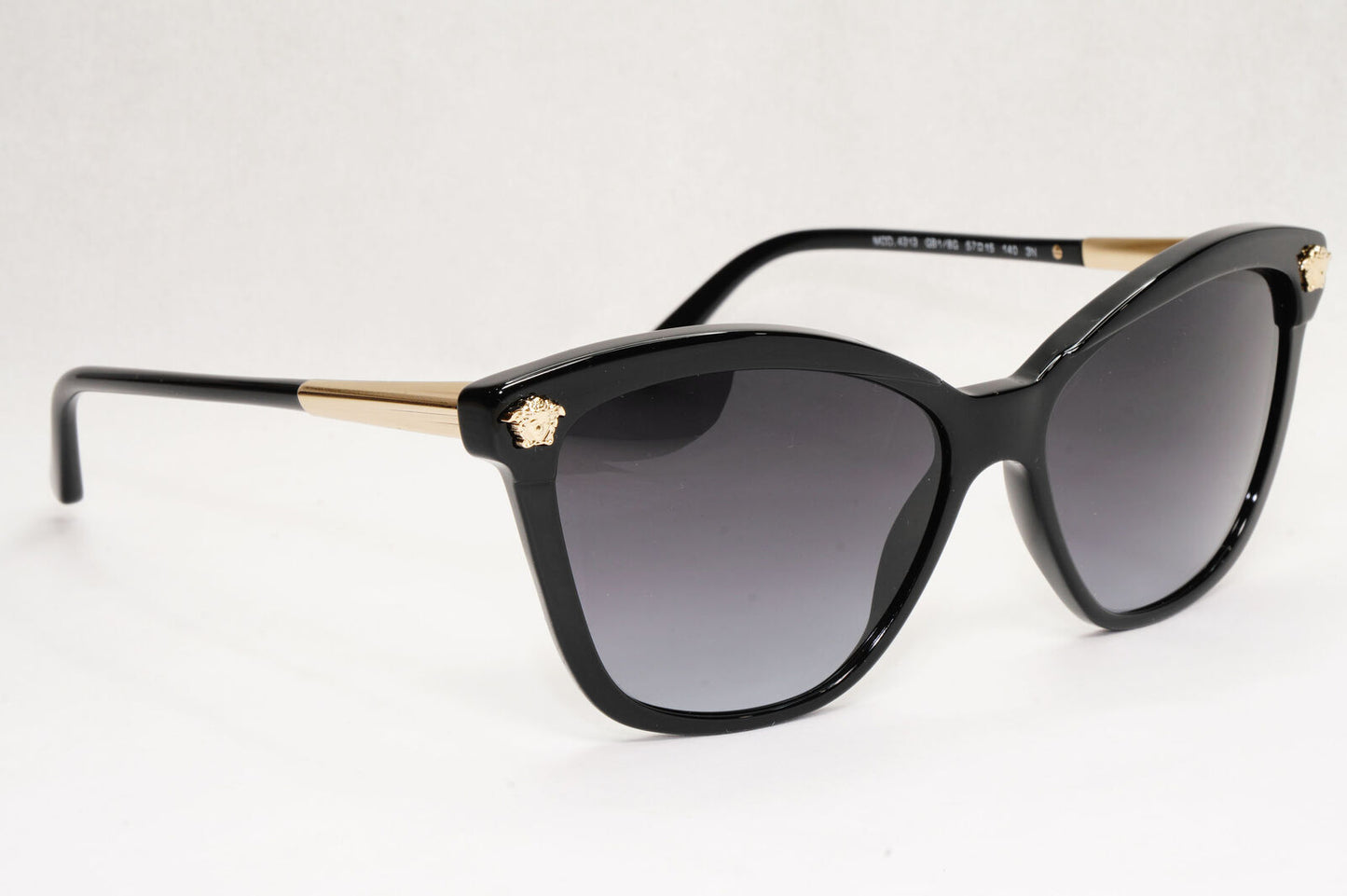 Versace Sunglasses Gold Black Gradient Smoke Medusa Square MOD VE 4313 GB1/8G