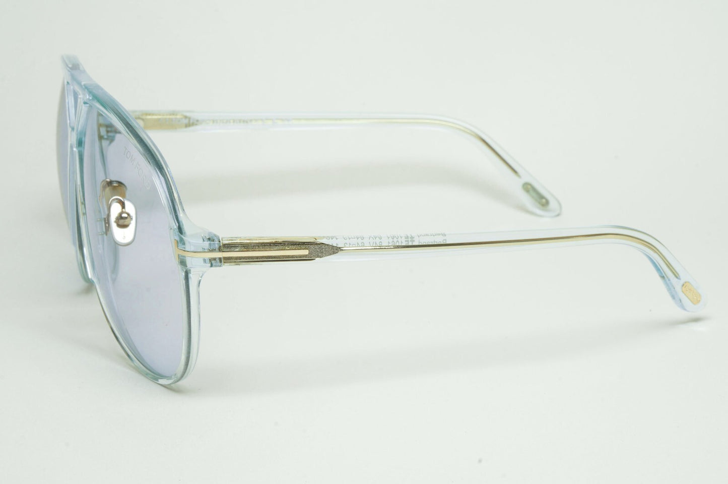 Tom Ford Sunglasses Bertrand Light Blue Oversized Pilot FT1061 TF 1061 84V