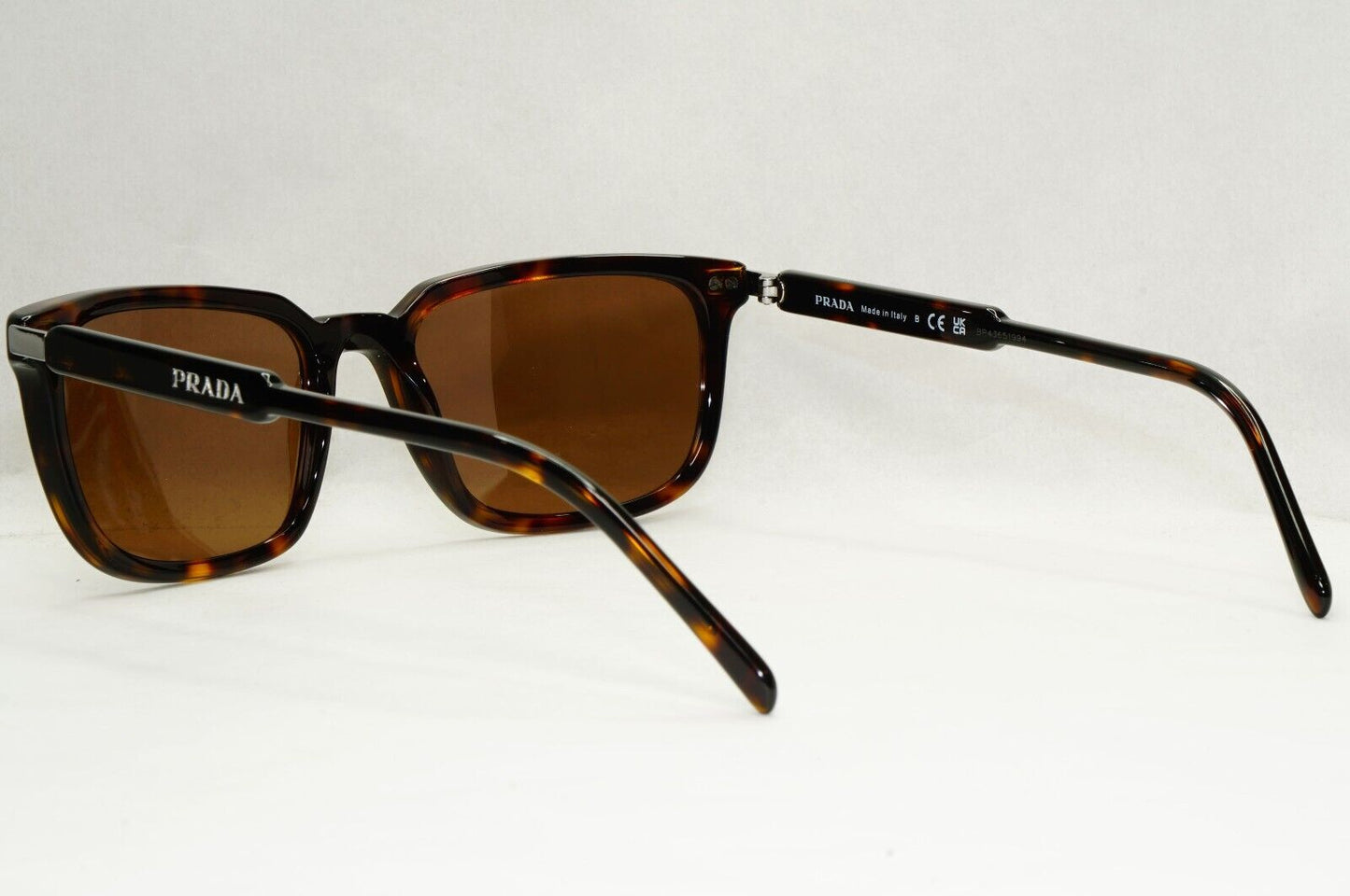 Prada Sunglasses Brown Havana Square Tortoiseshell VPR 13Y PR13YV 2AU-1O1 55mm