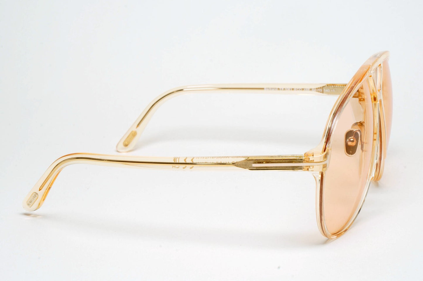 Tom Ford Sunglasses Bertrand Honey Light Brown Transparent FT1061 TF 1061 45E