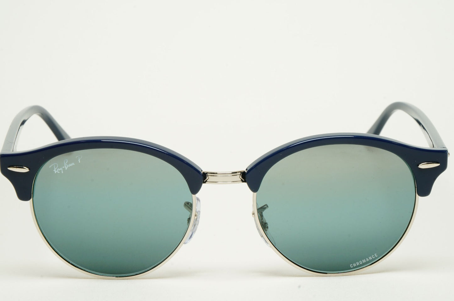 Ray-Ban Sunglasses Clubround Polarised Blue Chromance Mirror RB 3016 1366/G6