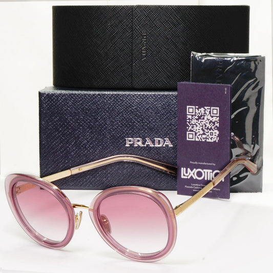 Prada Sunglasses Round Red Opal Buganville Violet Round PR54YS SPR 54Y 05Y-02O