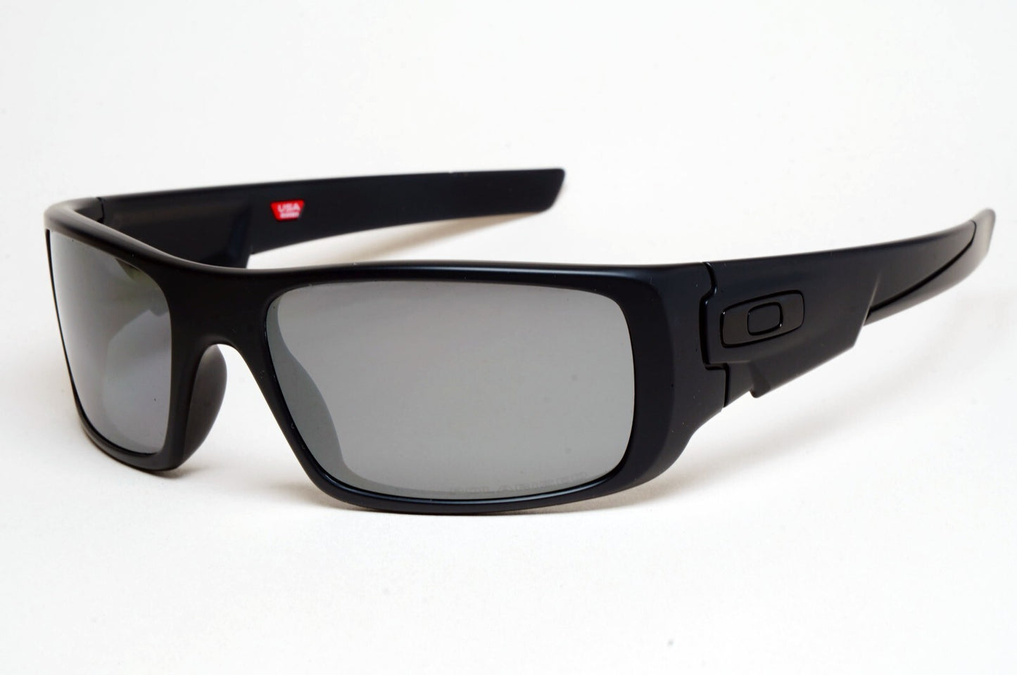 Oakley Sunglasses Polarized Crankshaft Black Matte Iridium Sport Wrap OO 9239 06