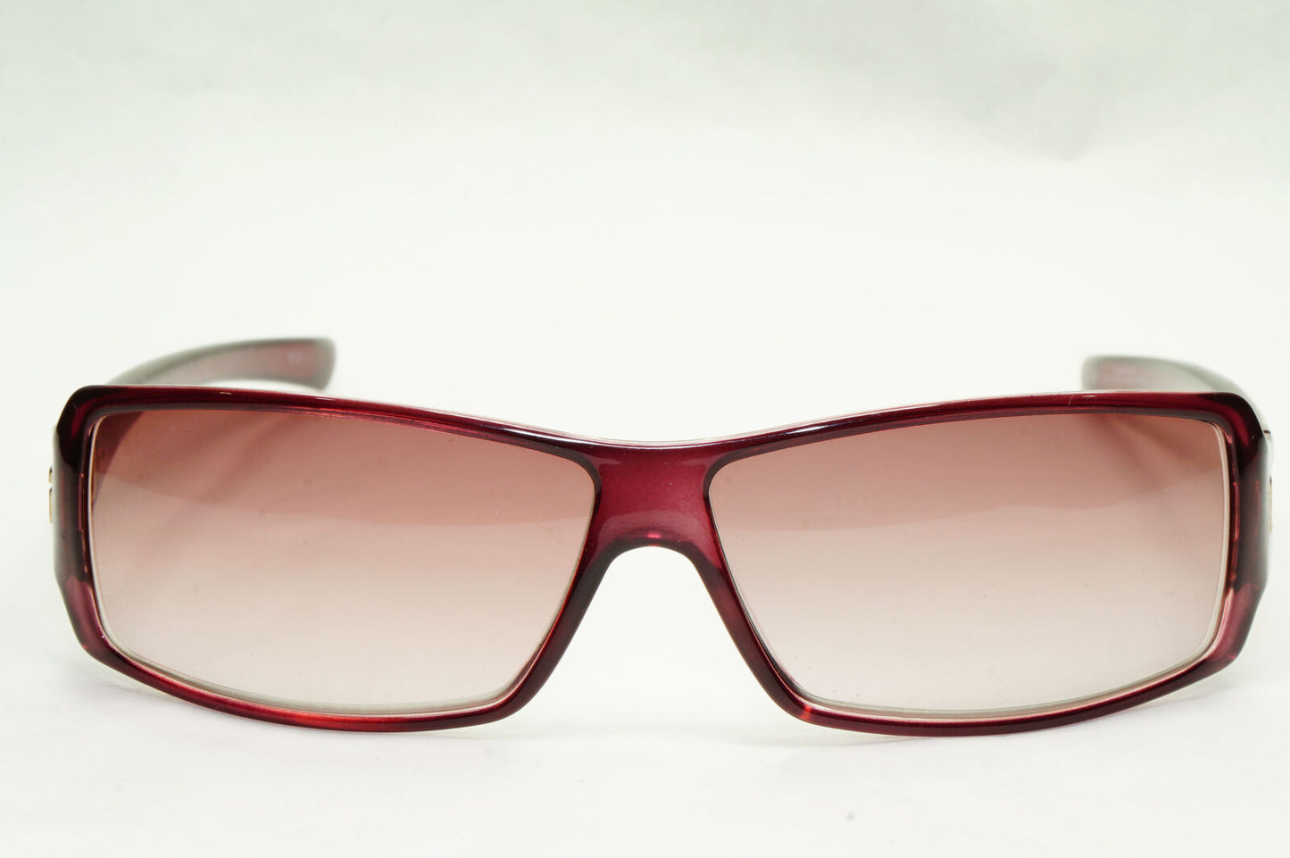 Gucci Sunglasses 1999 Pale Burgundy Rose Red Rectangle GG 2515/STRASS NL9 180224