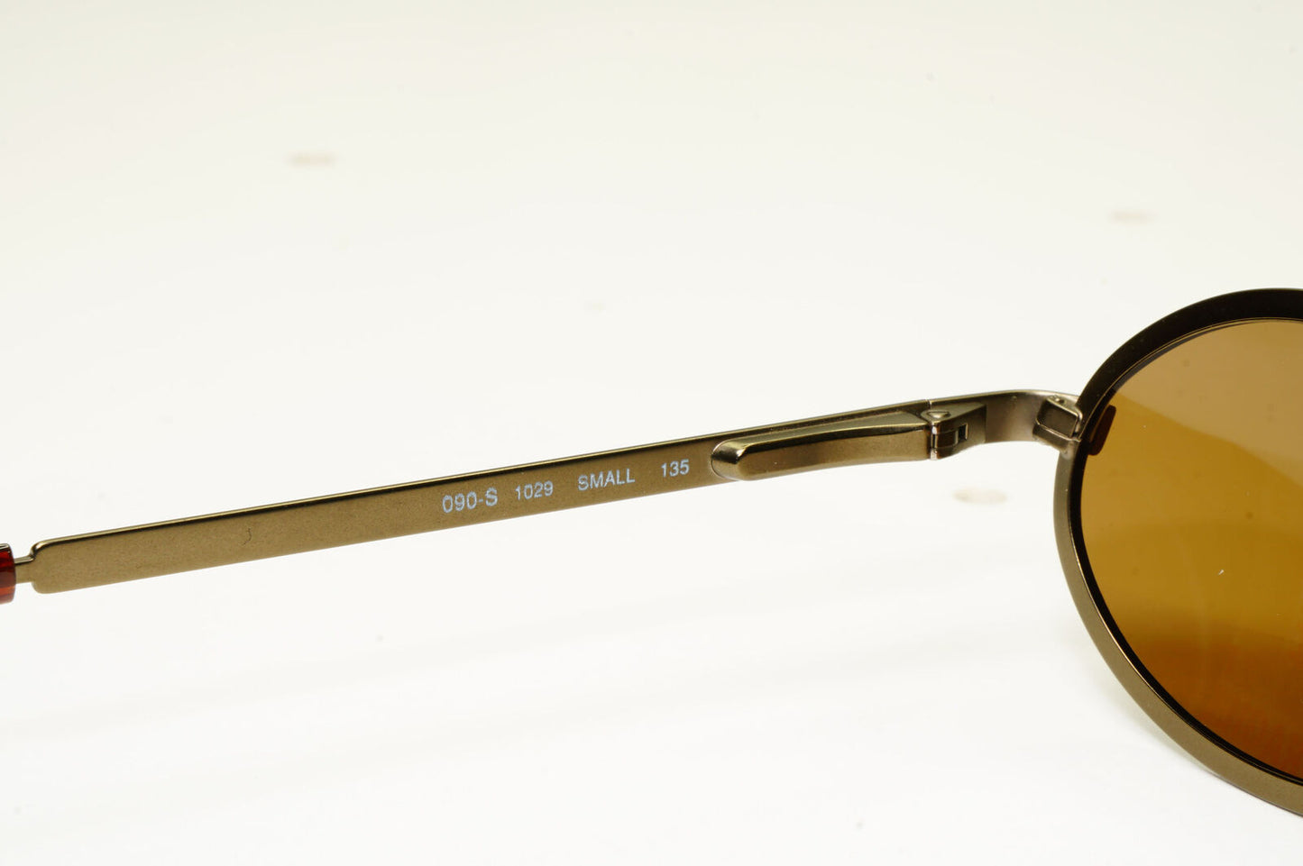 Emporio Armani 1997 Vintage Sunglasses Mens Womens Oval Bronze Metal 090-S 1029
