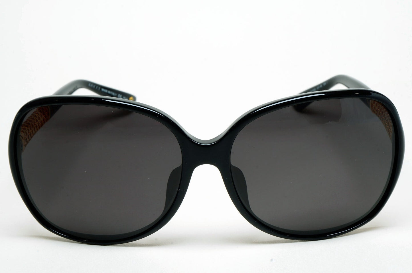 Gucci Sunglasses 2007 Vintage 24k Gold Plated Black Square GG 3707/F/S 2XTED