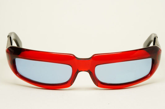 Versus Sunglasses 1996 by Gianni Versace Vintage Dark Red MOD E48/A COL 415