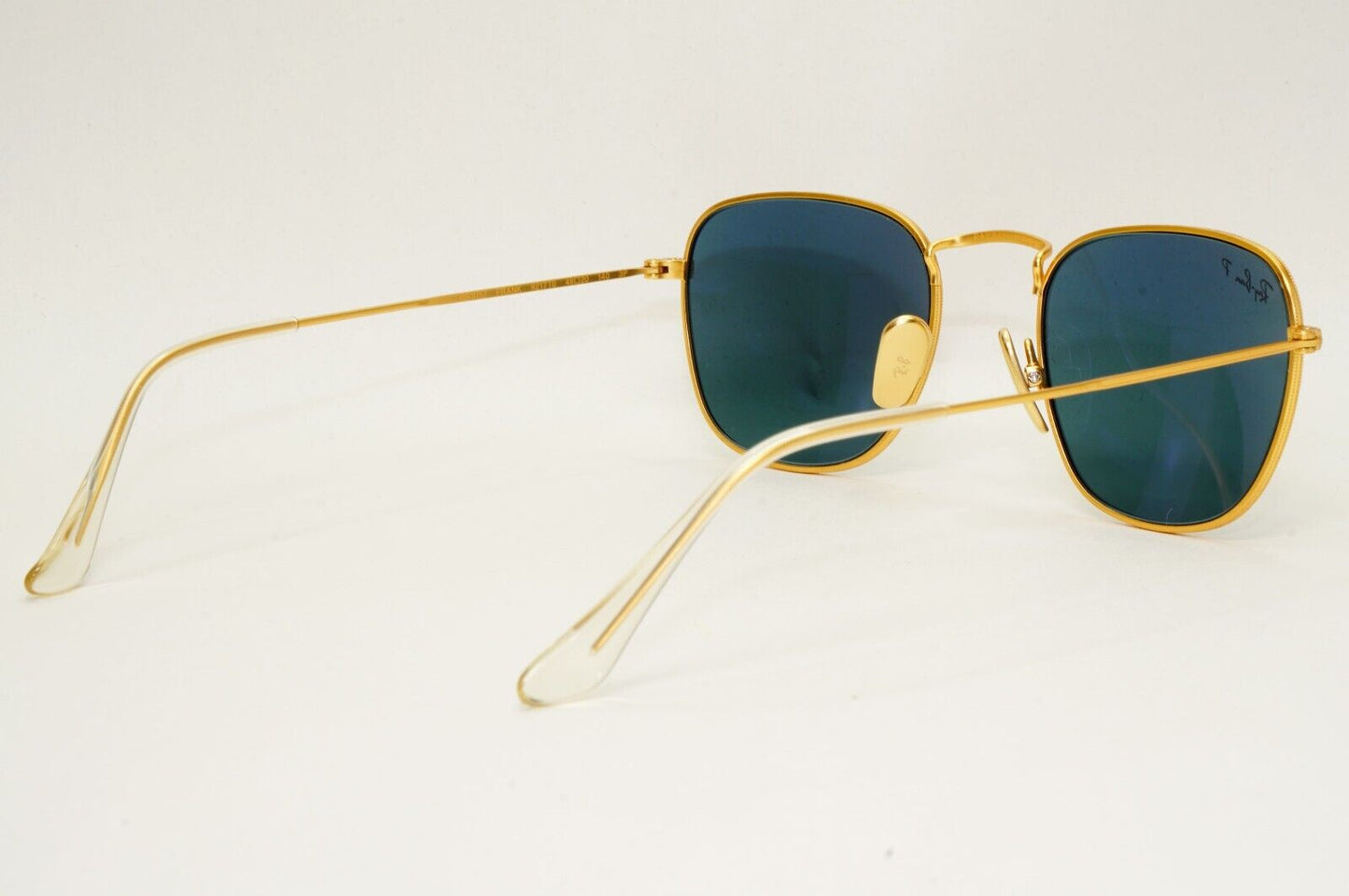 Ray-Ban Sunglasses Frank Titanium Polarised Gold Blue RB 8157 Frank 9217/T0 48mm
