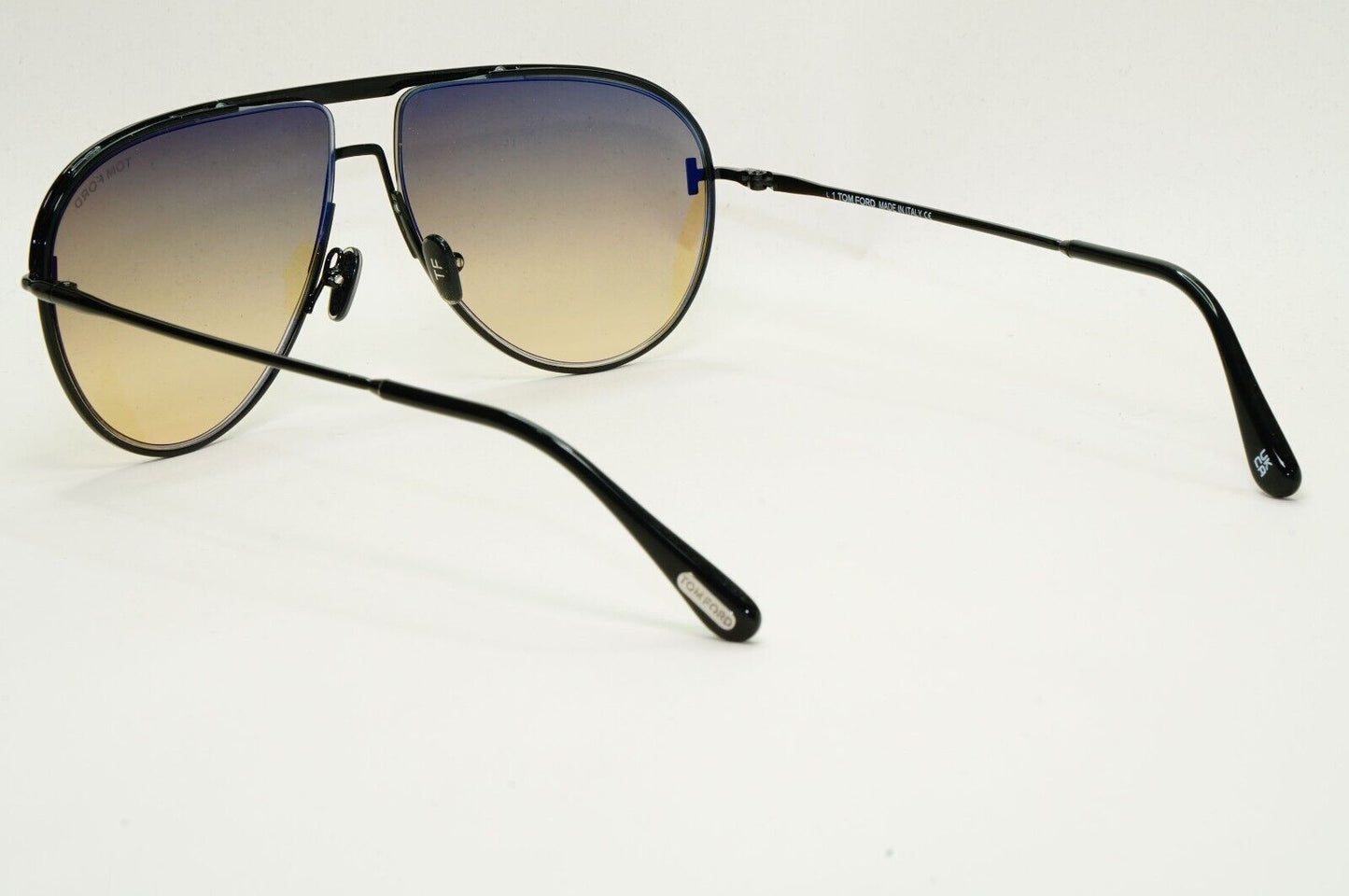 Tom Ford Sunglasses Theo Black Brown Gradient Pilot FT0924 TF 924 01B 60mm