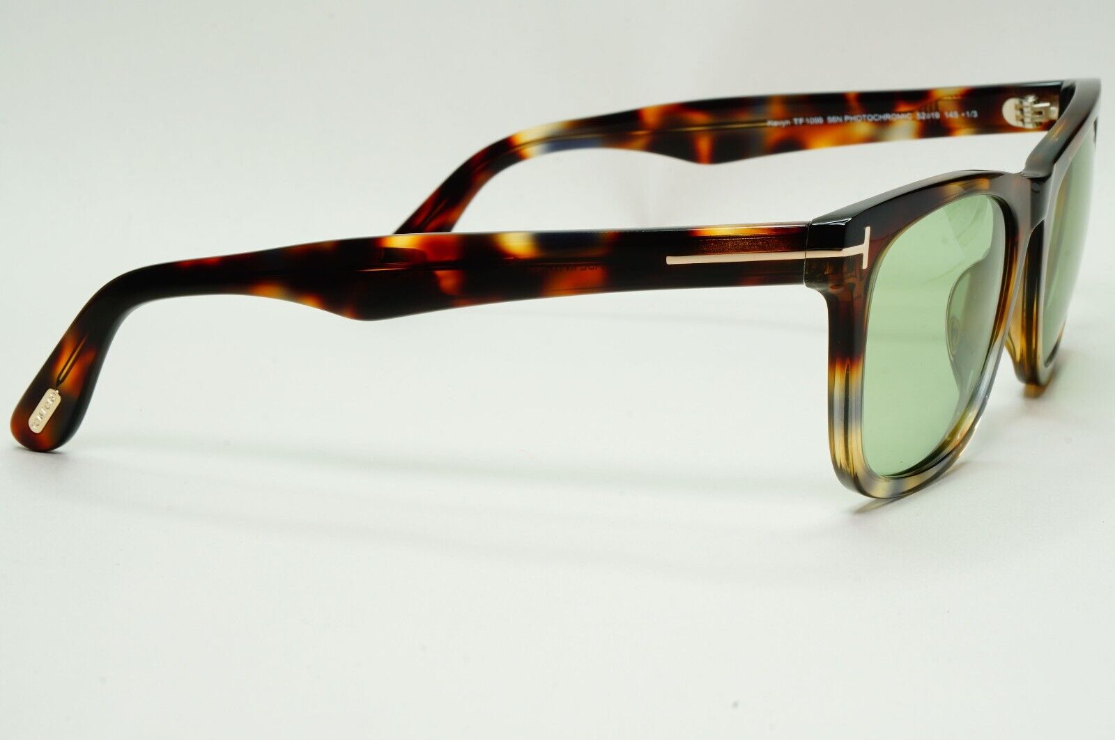 Tom Ford Sunglasses Kevyn Photochromic Brown Tortoise Green FT1099 TF 1099 56N