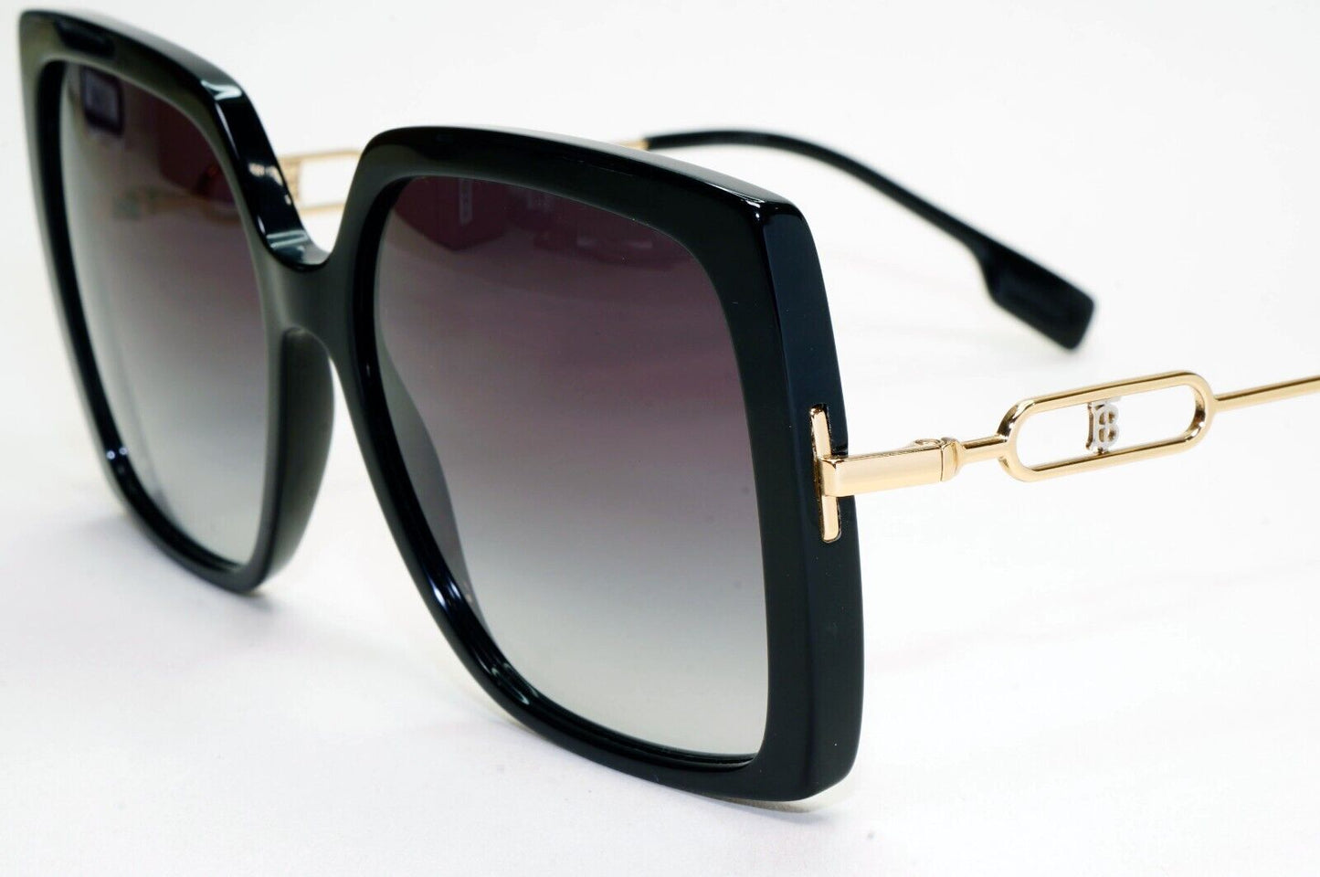 Burberry Sunglasses Luna Black Square Grey Gradient BE 4332 3001/8G 57mm