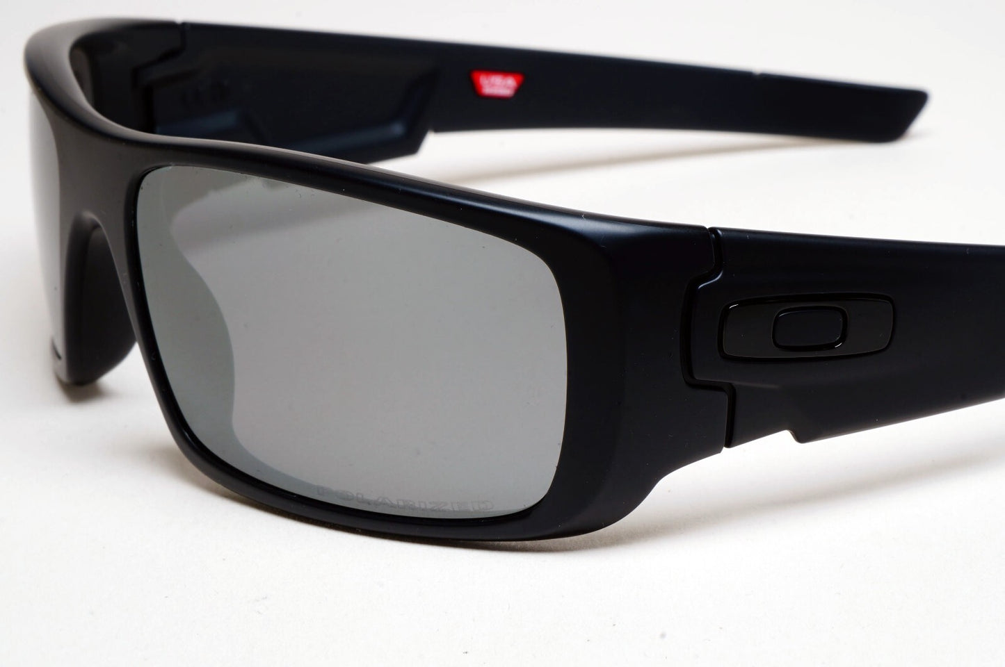 Oakley Sunglasses Polarized Crankshaft Black Matte Iridium Sport Wrap OO 9239 06