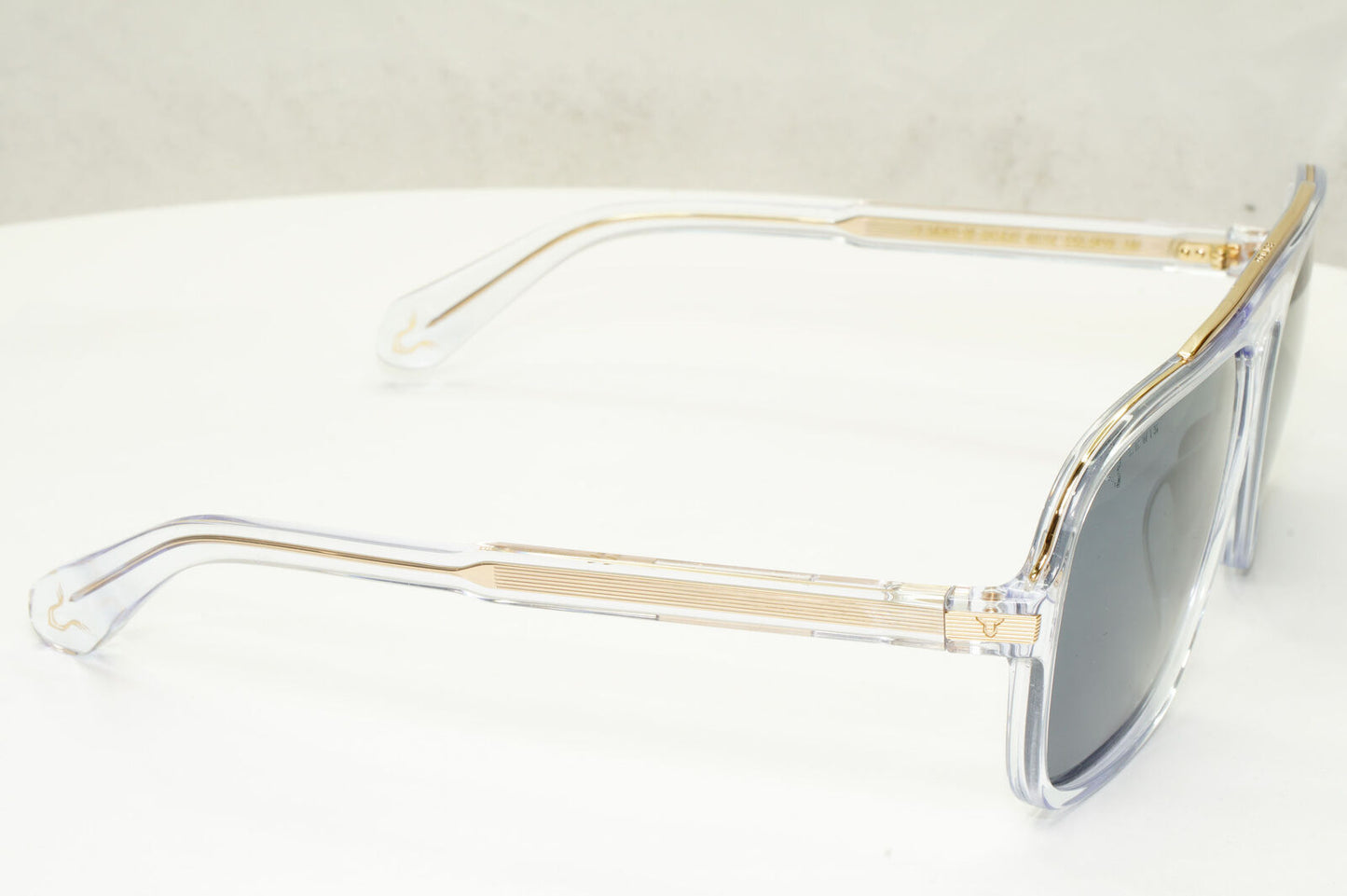 Police Lewis Hamilton F1 Sunglasses Grey Transparent Gold SPL E20 COL 0P79 38