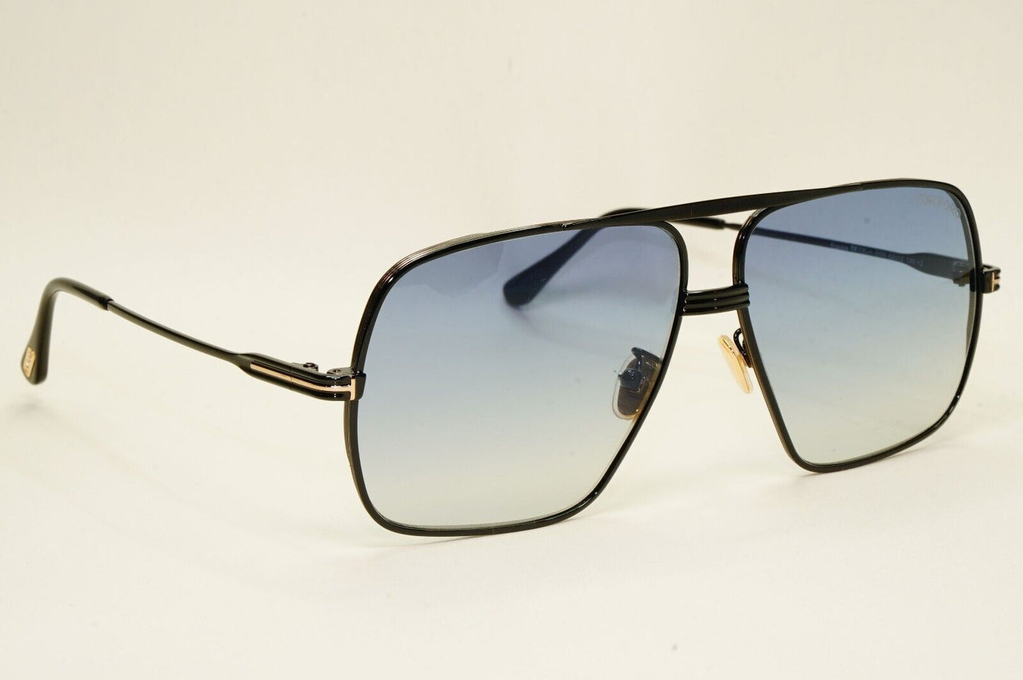 Tom Ford Sunglasses Frankie Black Blue Gradient Navigator FT0735 TF 735-H 01W