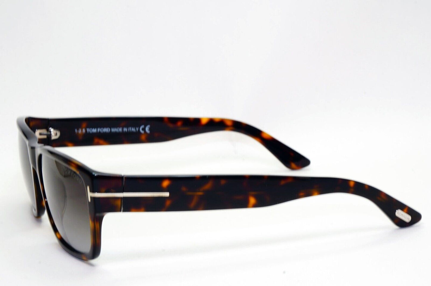 Tom Ford Sunglasses Mason Brown Tortoiseshell Square Grey FT0445 TF 445 52B 56mm