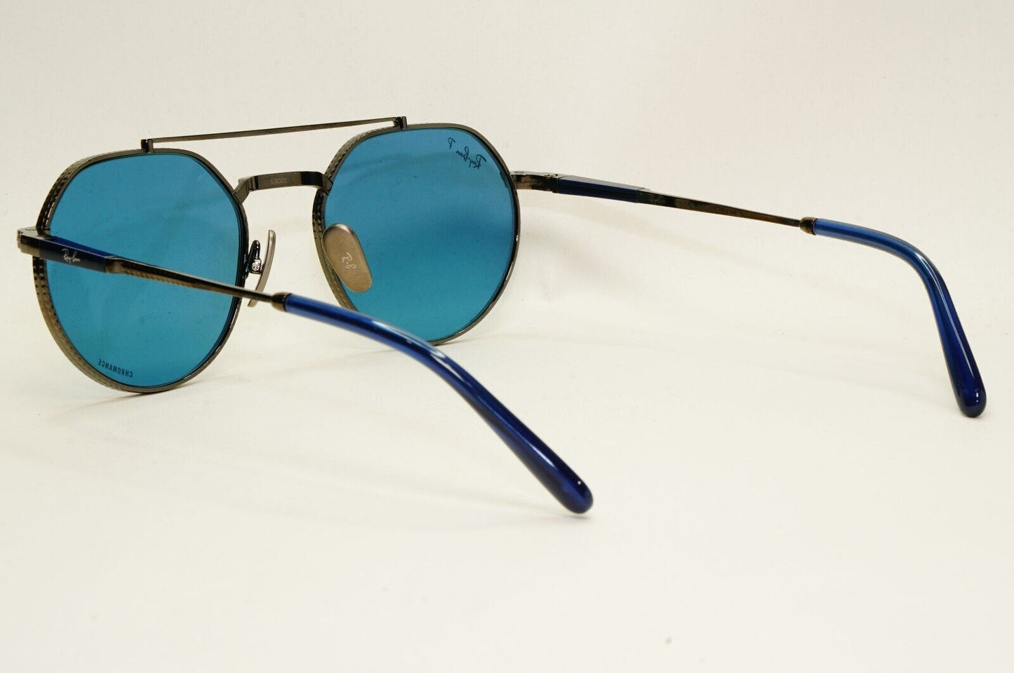 Ray-Ban Sunglasses Jack II Titanium Polarized Gunmetal Blue RB 8265 3142/S2 53mm