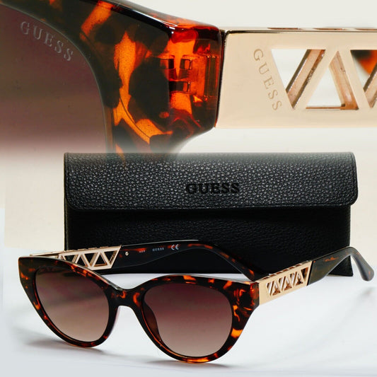 Guess Sunglasses Brown Gradient Tortoise Gold GU 7690 52F 301024