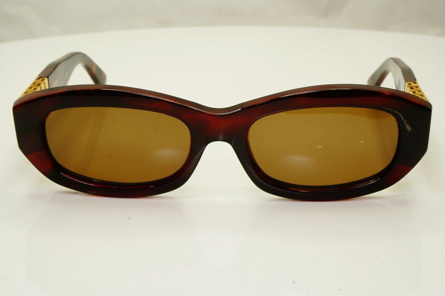 Gianni Versace Sunglasses 1996 Vintage Brown Gold Medusa MOD 481/B COL 900