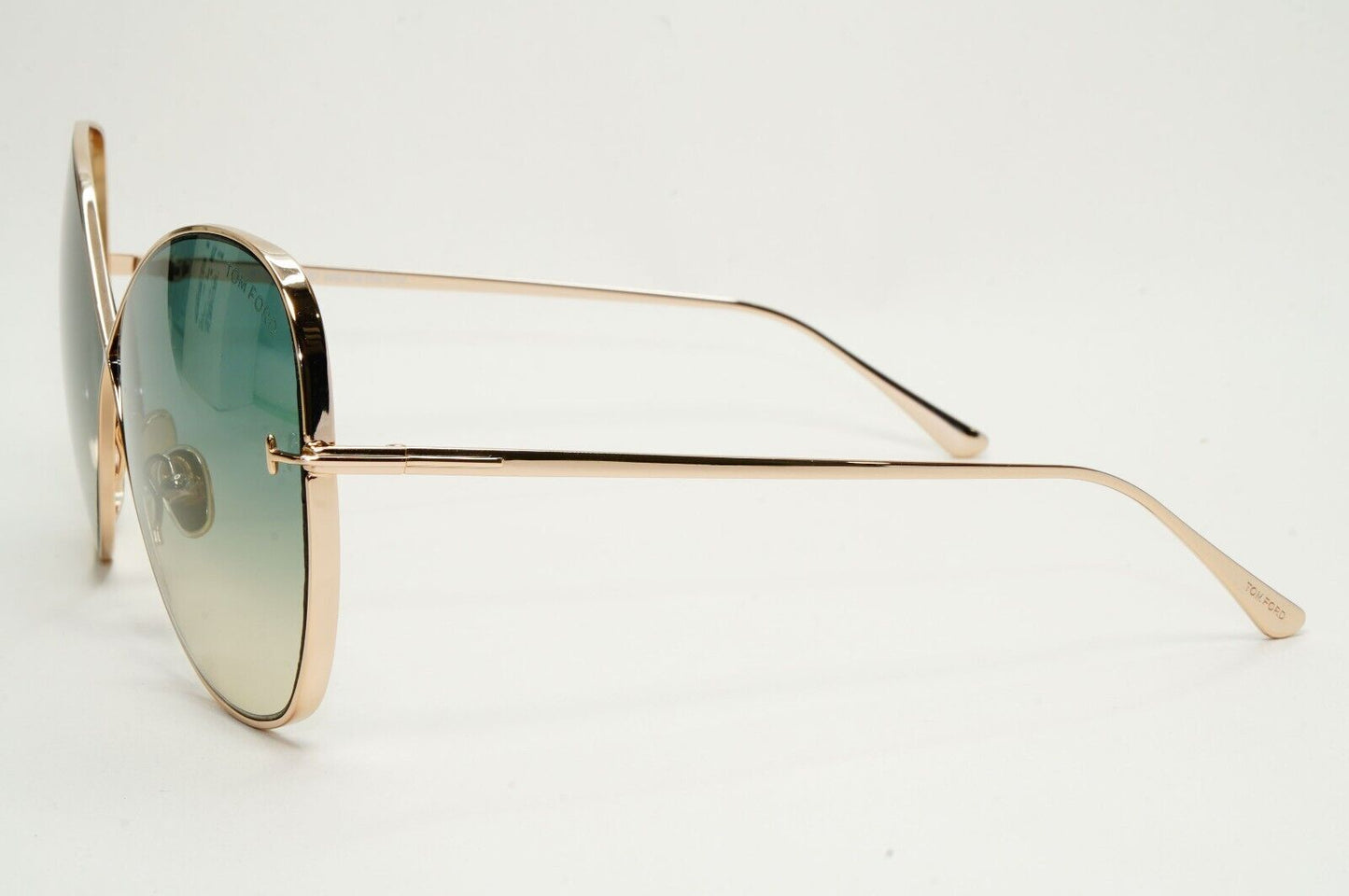 Tom Ford Sunglasses Nickie Rose Gold Green Gradient Butterfly TF0842 TF 842 28P