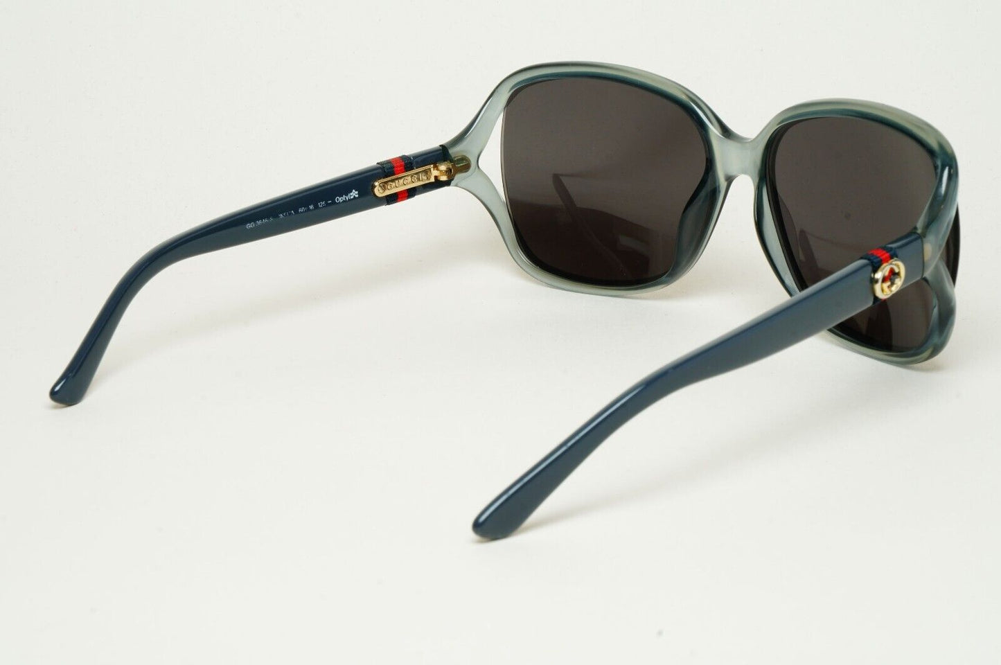 Gucci Sunglasses 2011 Vintage Ribbon Grey Azure Black GG 3646/S 3NFUA 070125