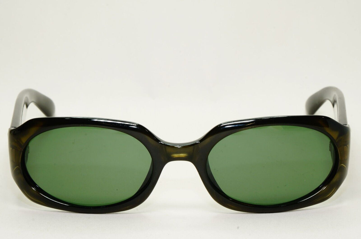Gucci Sunglasses 1998 Vintage Green Dark Olive Square GG 2436/S 5YB 52mm 041124