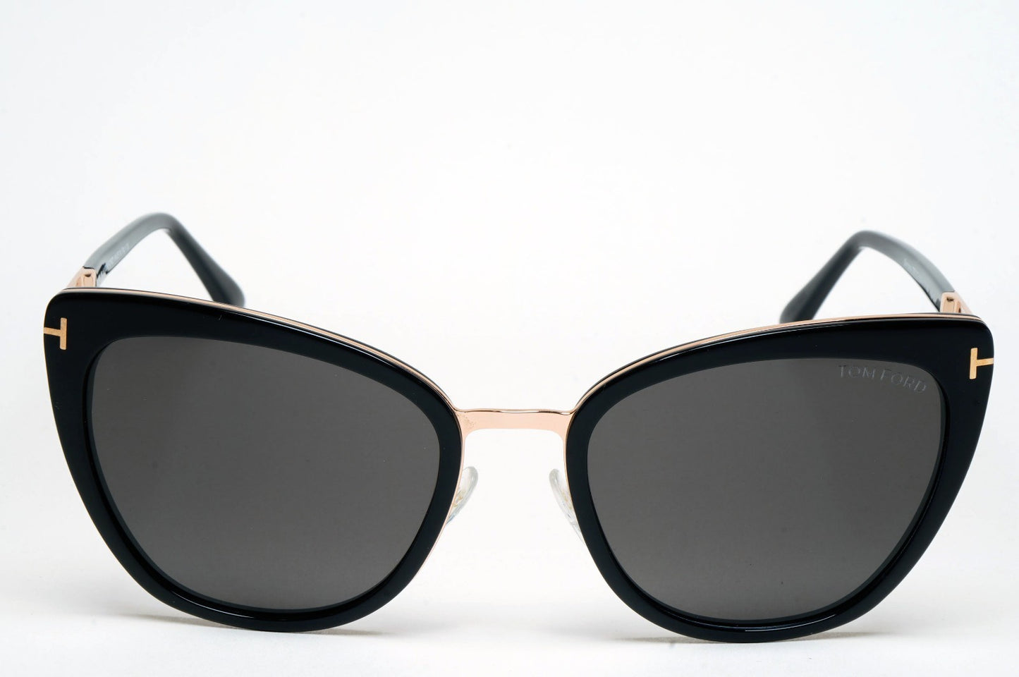 Tom Ford Sunglasses Simona Polarized Black Gold Grey FT0717 TF 717 01A