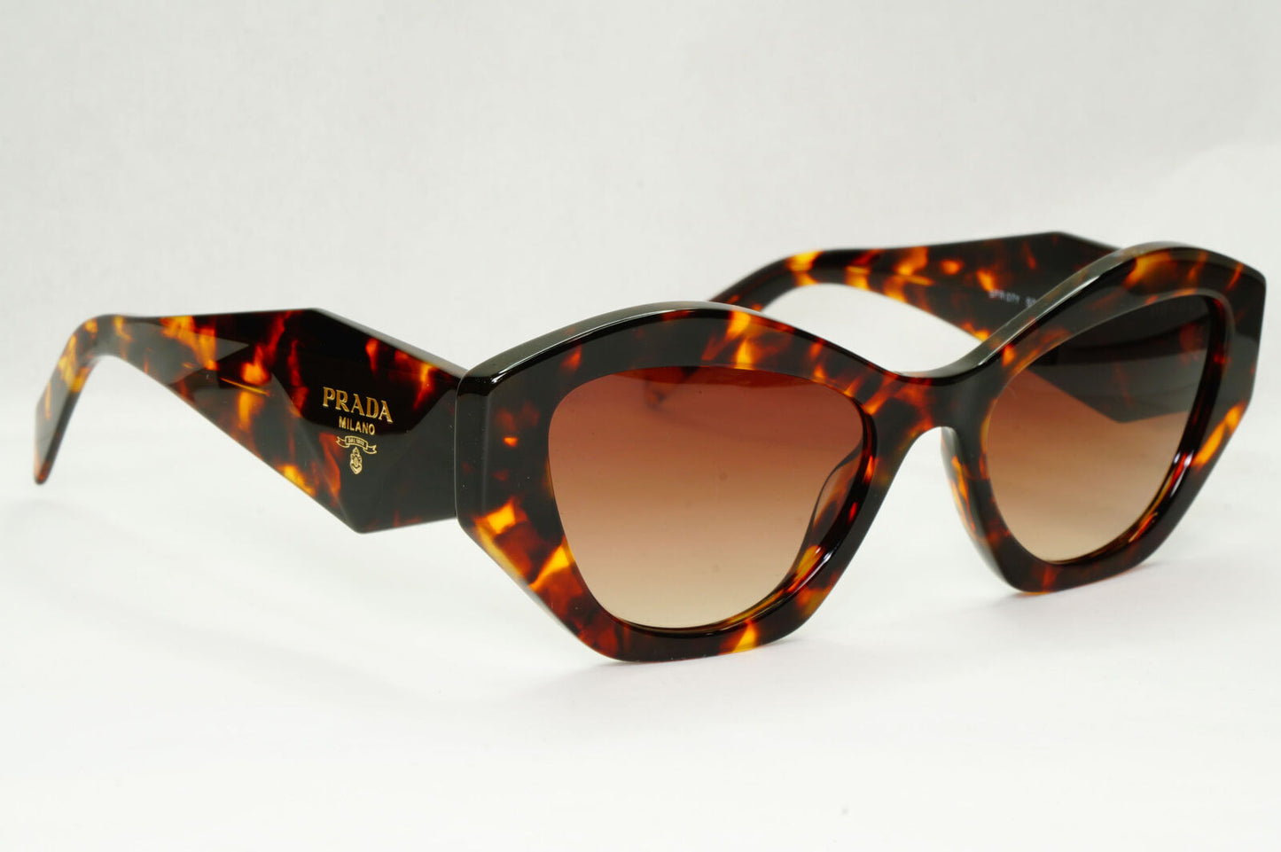 Prada Sunglasses Symbole Honey Havana Brown Gradient PR07YS SPR 07Y VAU-6S1