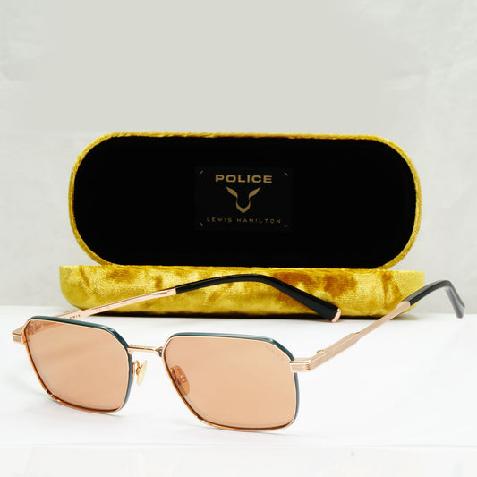 Police Lewis Hamilton F1 Sunglasses Gold Brown LEWIS 45 SPL G33 COL 2AMC 56mm