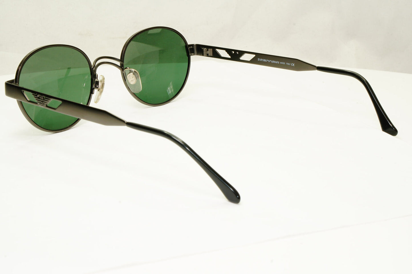 Emporio Armani 1997 Vintage Sunglasses Mens Womens Gunmetal Eagle 023-S 905/26
