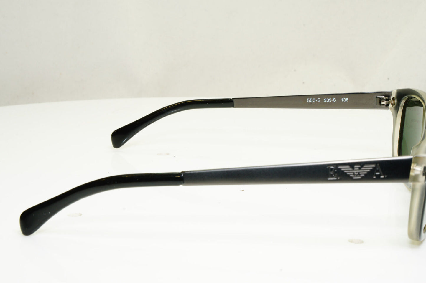 Emporio Armani 1999 Vintage Mens Womens Sunglasses Black Green 550 239 30698