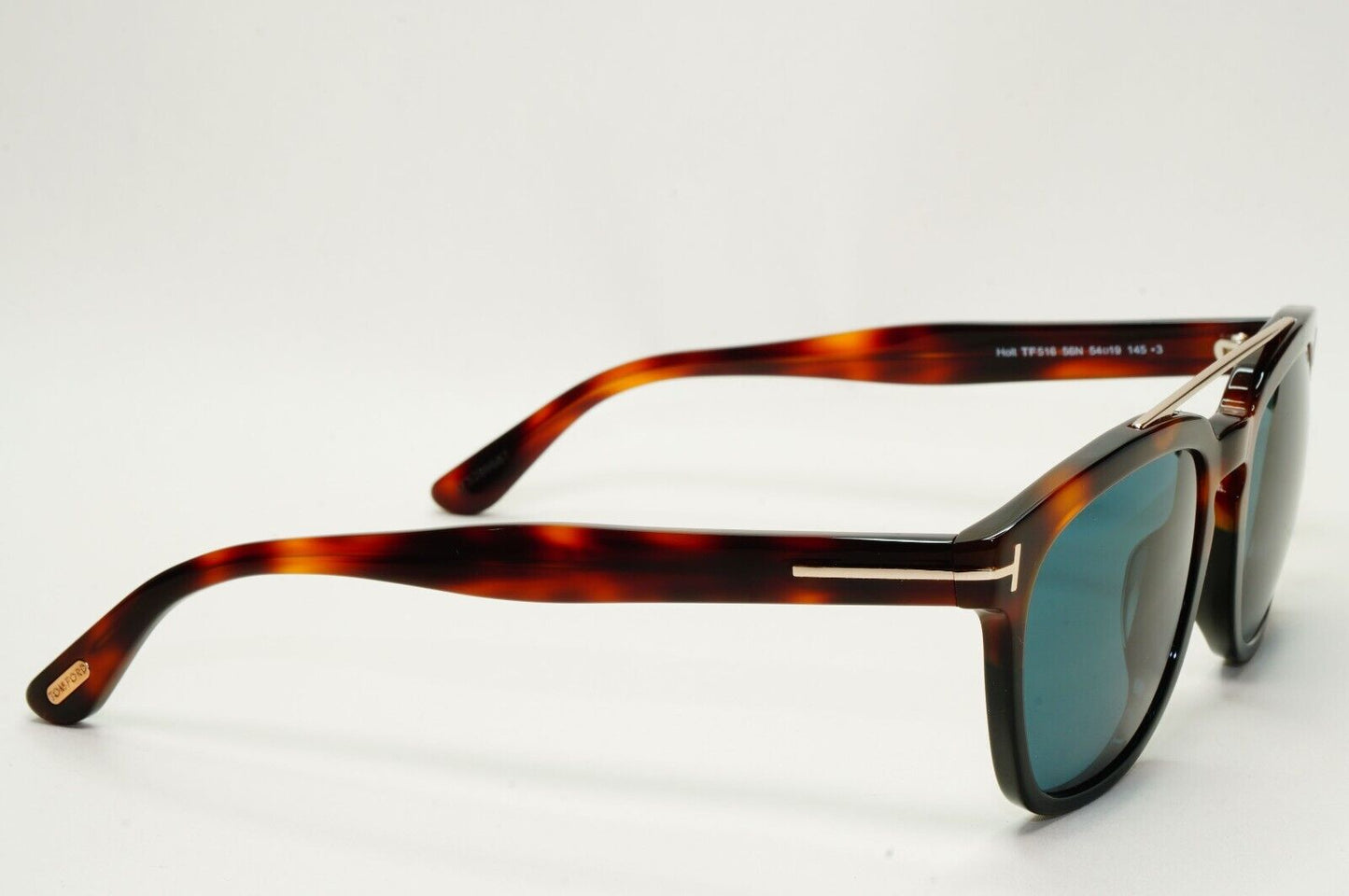 Tom Ford Sunglasses Holt Havana Brown Green Teal Bridge FT0516 TF 516 56N 54mm
