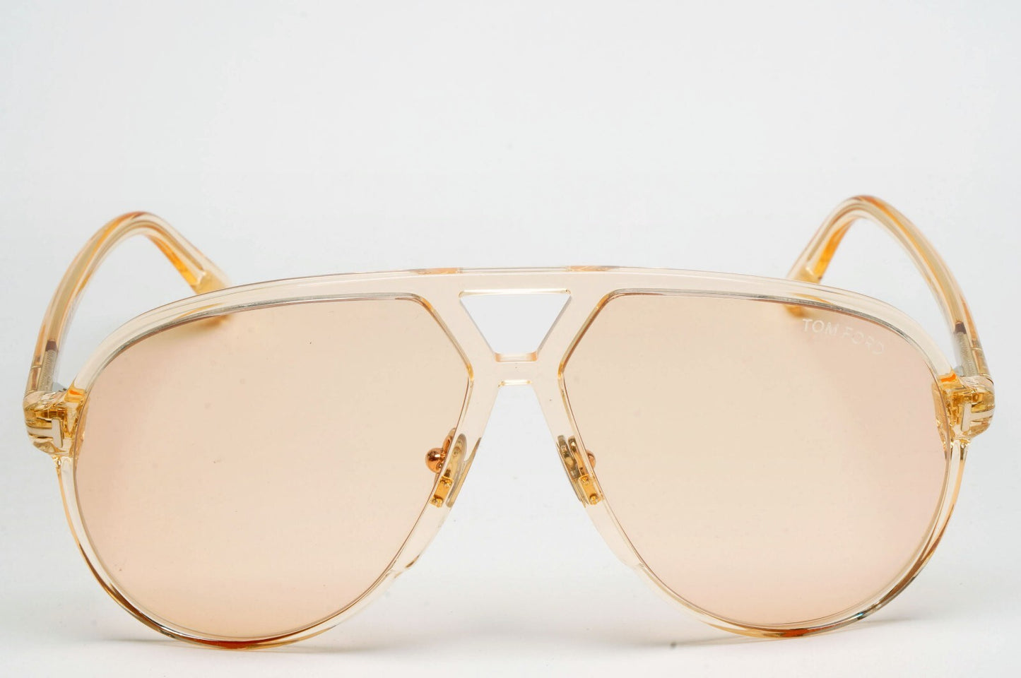 Tom Ford Sunglasses Bertrand Honey Light Brown Transparent FT1061 TF 1061 45E