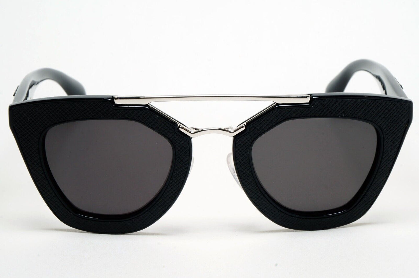 Prada Black Cinema Saffiano Leather Sunglasses PR14SS SPR 14S 1AB-0A7 151124