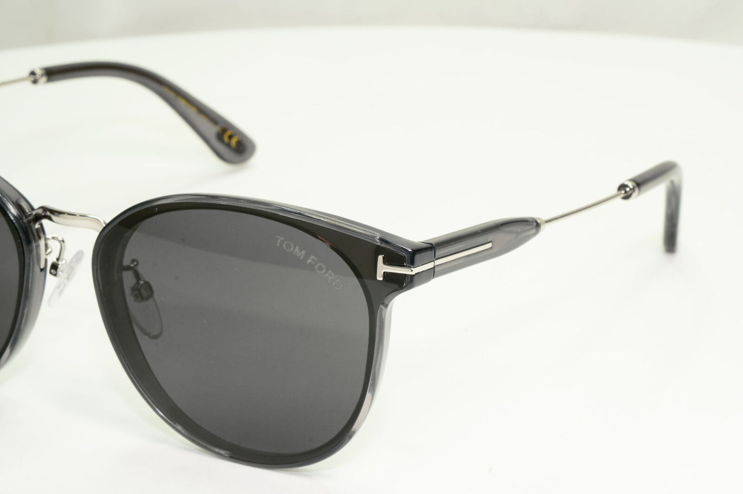 Tom Ford Grey Silver Sunglasses Smoke Square Womens FT0725-K TF 725-K 20A