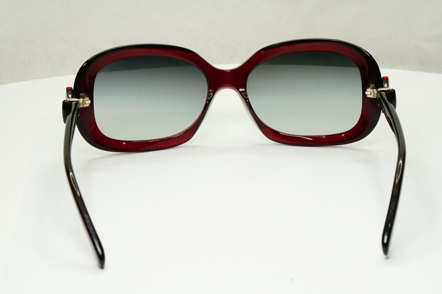 Chanel Bow Sunglasses Burgundy Red Grey Gradient 5170 c.539/3C 290323