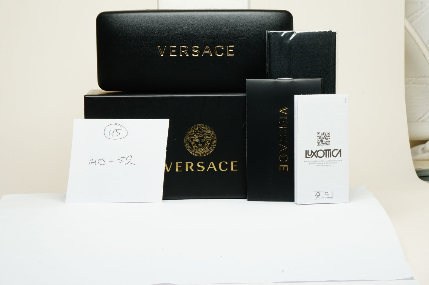 Versace Sunglasses Gold Medusa Pilot Silver Mirror Metal MOD VE 2189 1339/6G