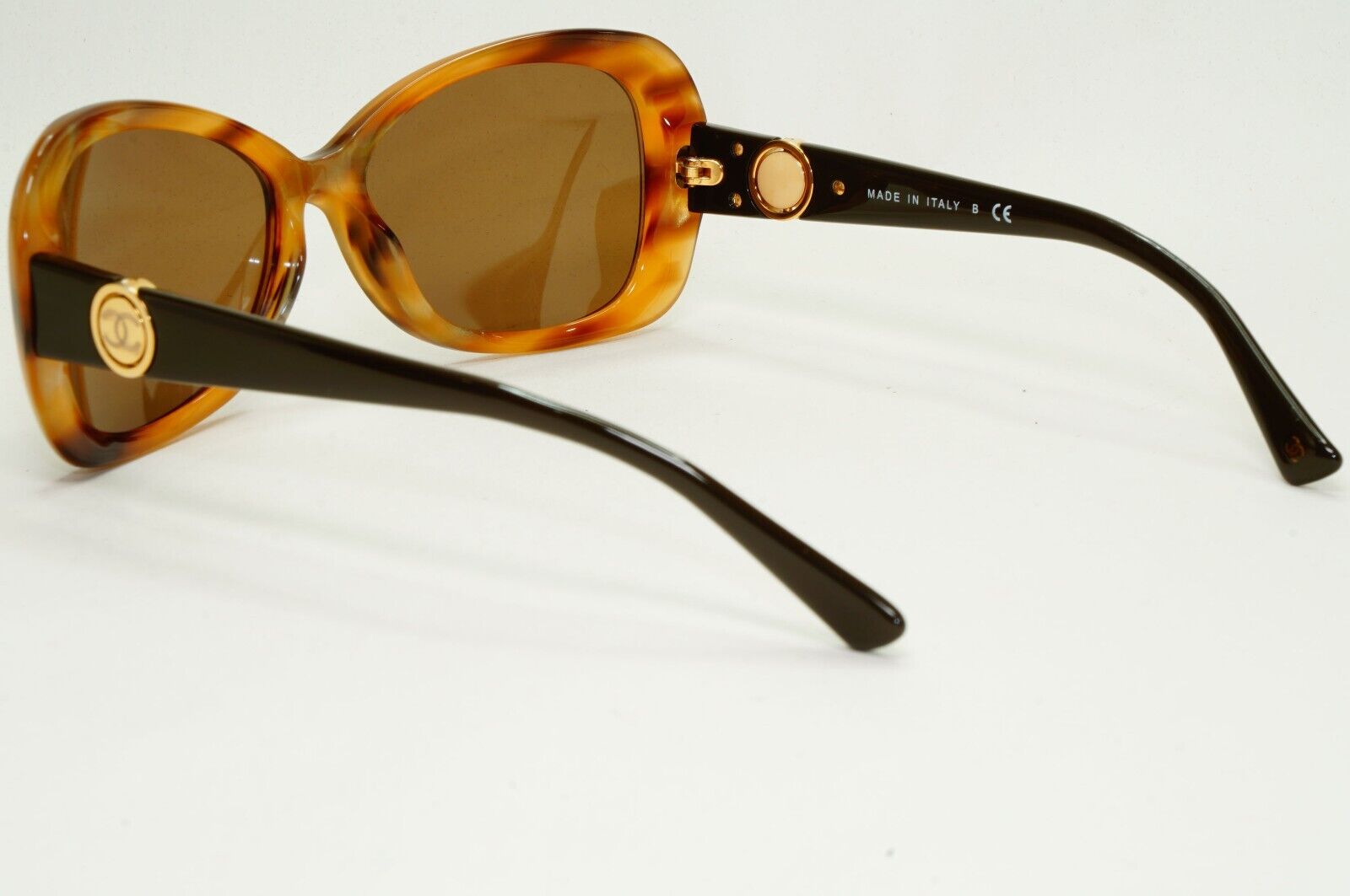 Chanel Sunglasses 2009 Square Brown Gold Tortoise 5148 c.938/3B 56mm 031124