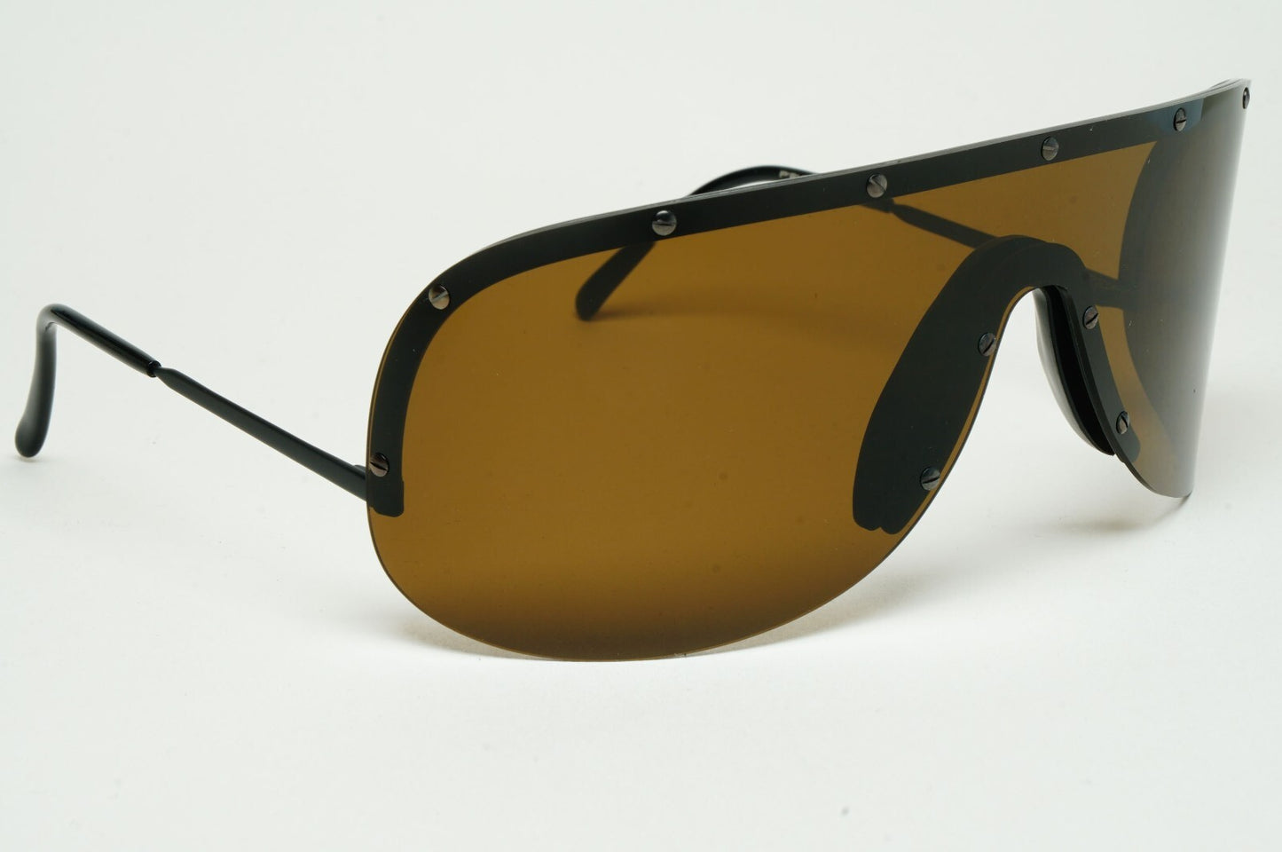 Porsche Design Sunglasses Titanium Brown Black P8000 Series Shield Visor P8479 C