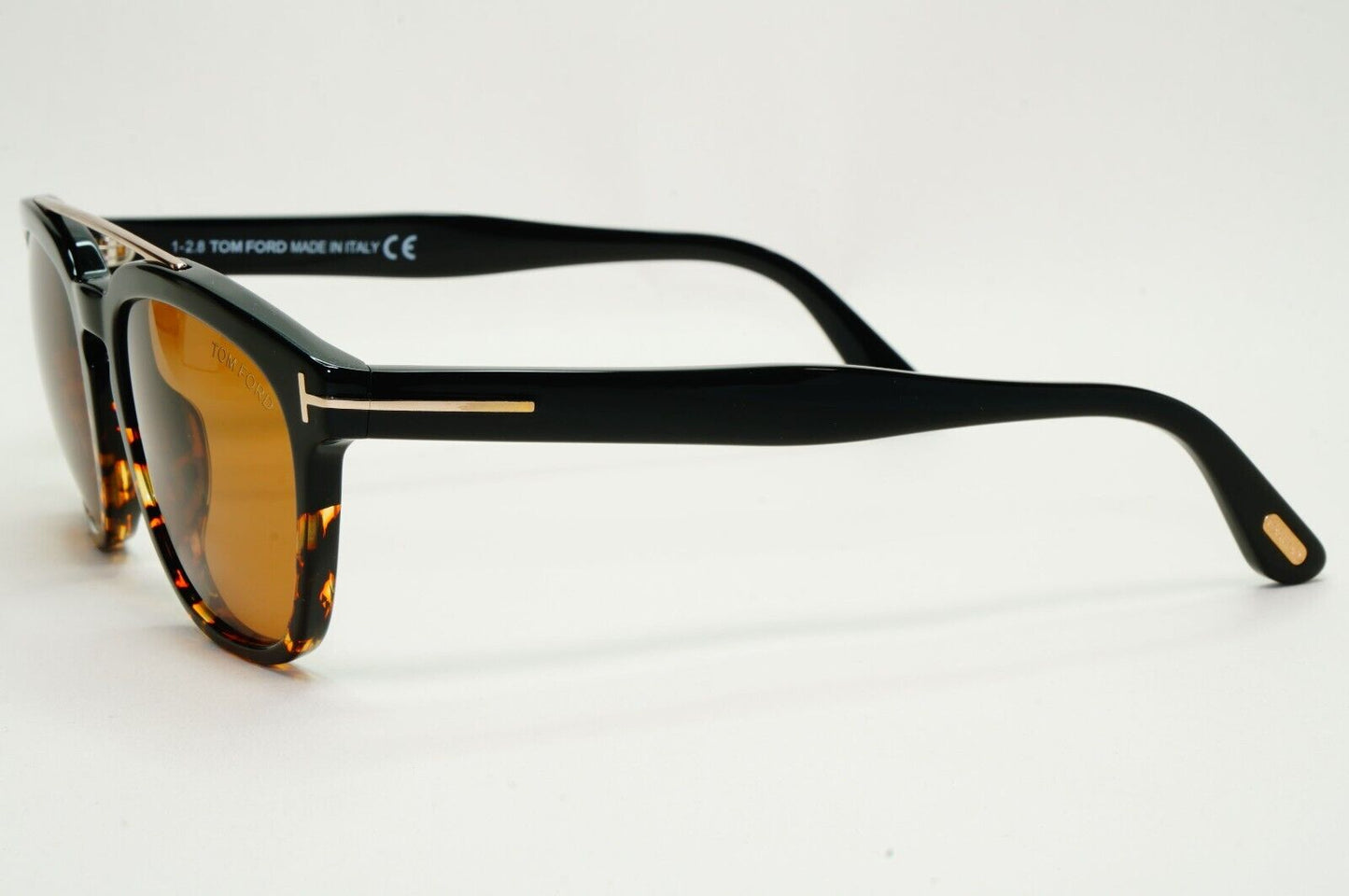 Tom Ford Sunglasses Holt Black Brown Havana Gold Bridge FT0516 TF 516 05E