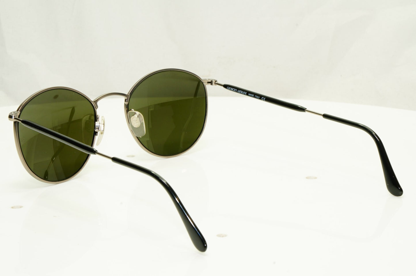 Giorgio Armani 1997 Vintage Sunglasses Blue Mirror Glass Silver 627 815/35 51mm