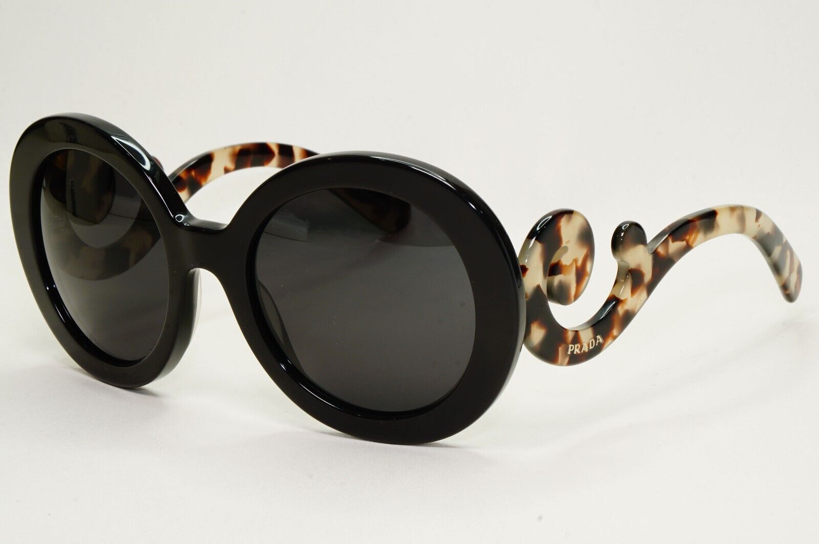 Prada Sunglasses Swirl Baroque Round Brown Black PR27NS SPR 27N UAO-4O0 250924