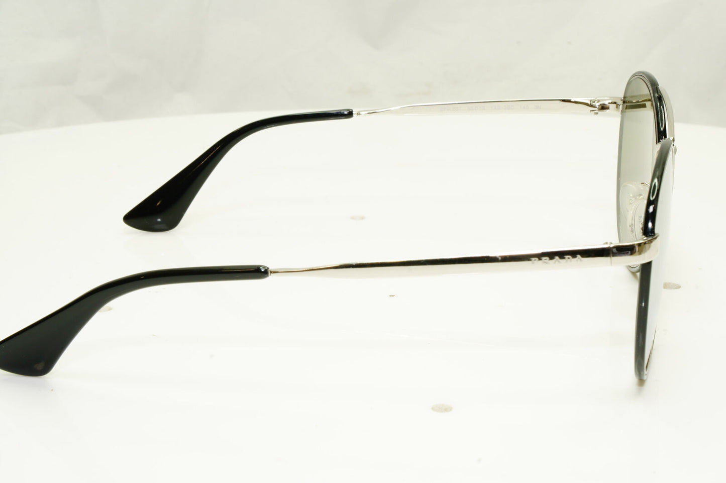 Authentic Prada Womens Mirror Vintage Sunglasses Silver SPR 83T 1AB-2S0 32994