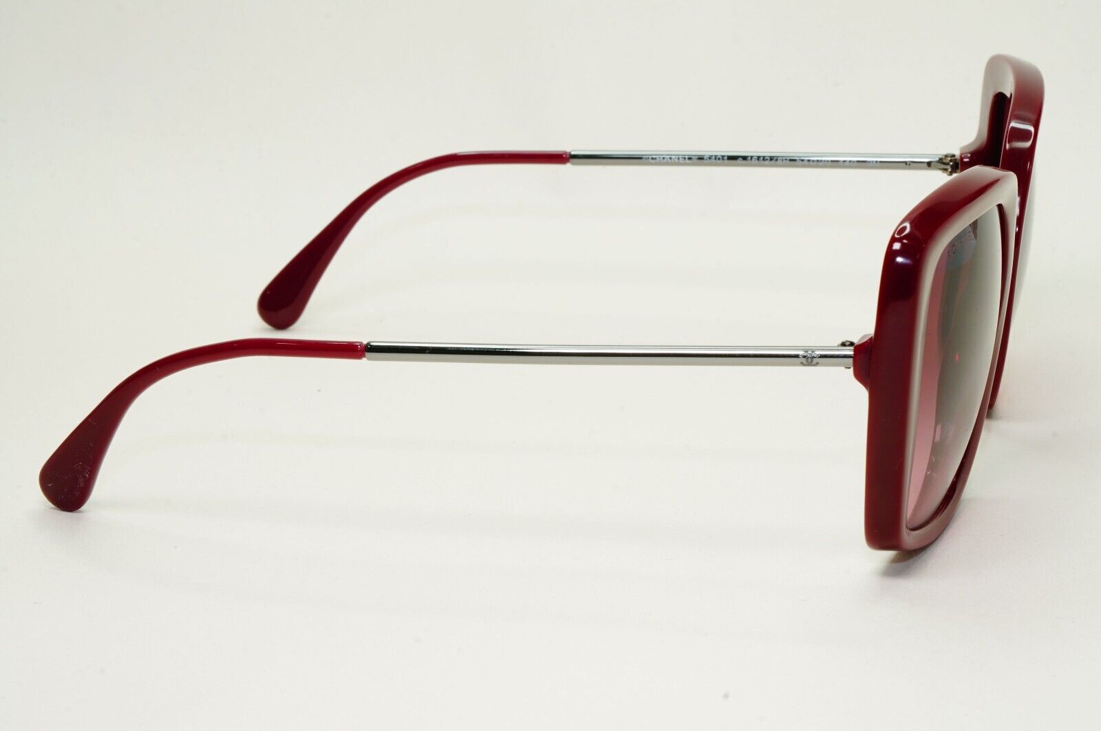Chanel Sunglasses Red Burgundy Square Gradient Bordo 5401 c.1612/8H 54mm