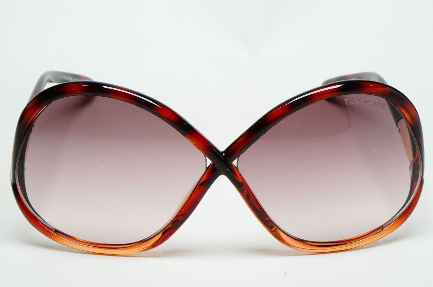 Tom Ford Sunglasses Ivanna Tortoise Brown Gradient Square FT0372 TF 372 52F