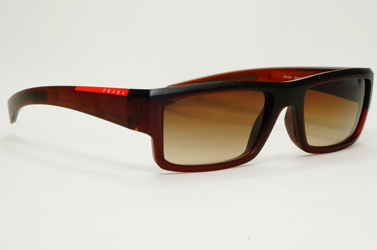 Prada Sunglasses 2007 Vintage Rectangle Brown PS05IS SPS 05I ZVF-6S1 061024