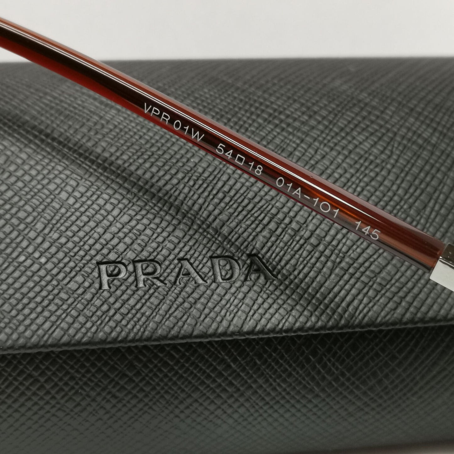 Prada Sunglasses Brown Havana Rectangle Tortoise PR01WV VPR 01W 01A-1O1 54mm